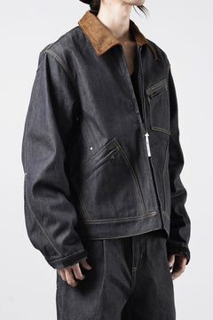 Load image into Gallery viewer, F/CE. × Lee 91-B MODULAR COVERALL JACKET / CORDURA® DENIM (INDIGO)