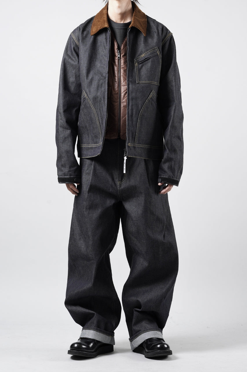 Load image into Gallery viewer, F/CE. × Lee 91-B MODULAR COVERALL JACKET / CORDURA® DENIM (INDIGO)