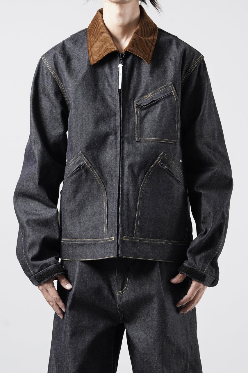 Load image into Gallery viewer, F/CE. × Lee 91-B MODULAR COVERALL JACKET / CORDURA® DENIM (INDIGO)