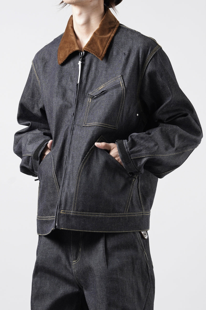 Load image into Gallery viewer, F/CE. × Lee 91-B MODULAR COVERALL JACKET / CORDURA® DENIM (INDIGO)