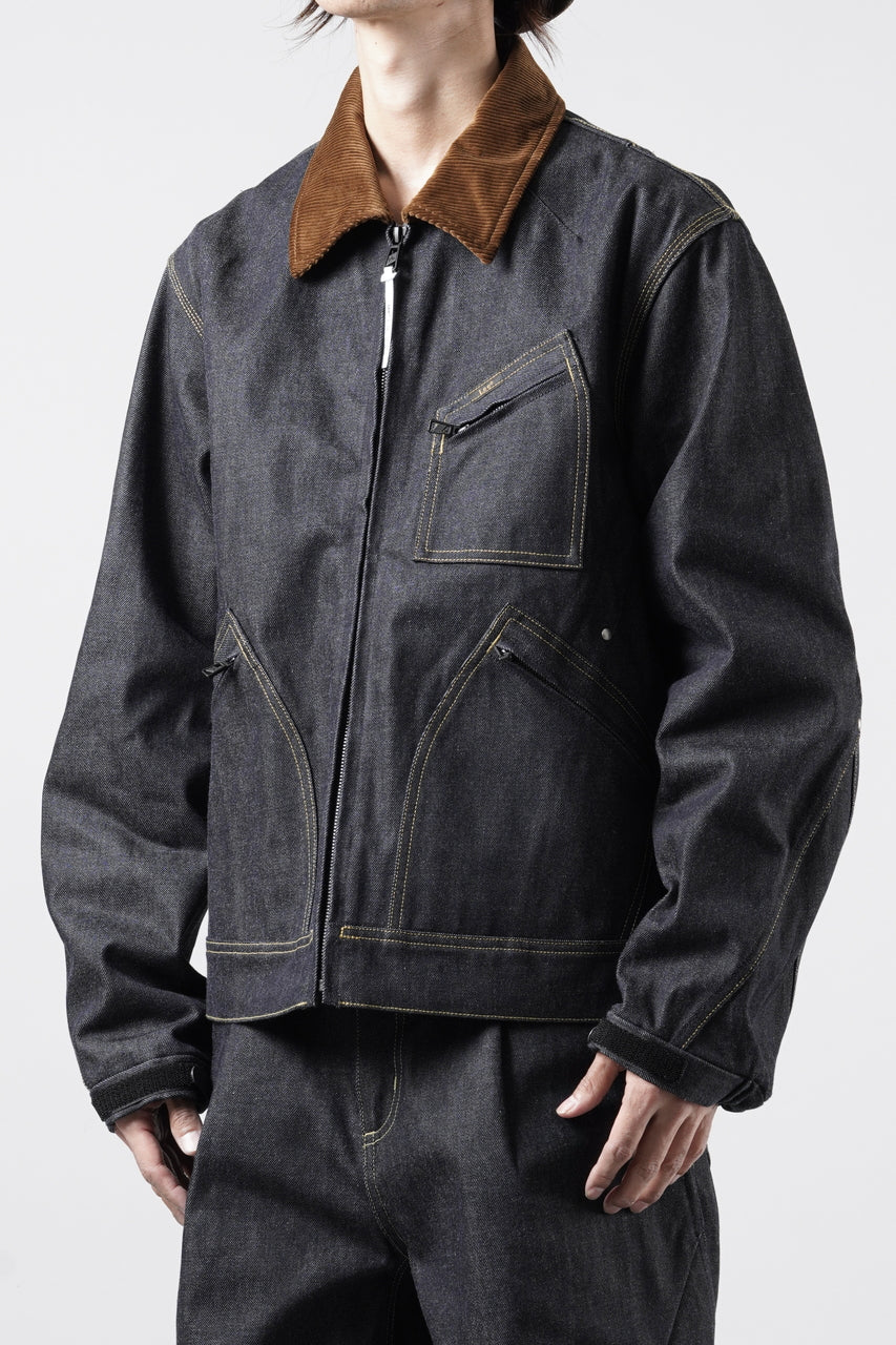 Load image into Gallery viewer, F/CE. × Lee 91-B MODULAR COVERALL JACKET / CORDURA® DENIM (INDIGO)