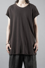 画像をギャラリービューアに読み込む, KLASICA "LUNG v.7" FLAP BACK SLEEVE LESS / HIGH TWISTED COTTON DRY JERSEY (BROWN)