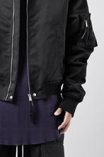 画像をギャラリービューアに読み込む, thom/krom MA-1 BOMBER JACKET / WARM PADDED FILL (BLACK)