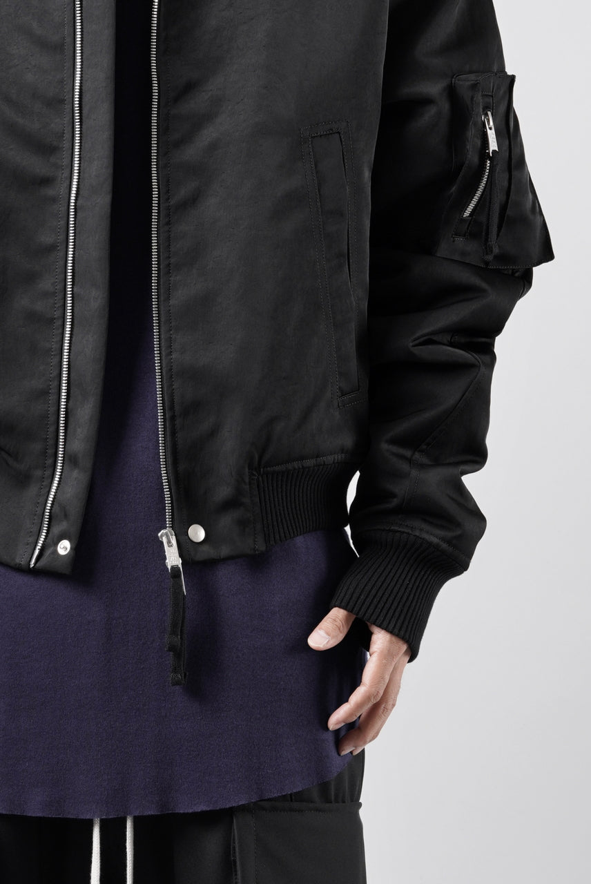 画像をギャラリービューアに読み込む, thom/krom MA-1 BOMBER JACKET / WARM PADDED FILL (BLACK)