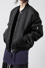 画像をギャラリービューアに読み込む, thom/krom MA-1 BOMBER JACKET / WARM PADDED FILL (BLACK)