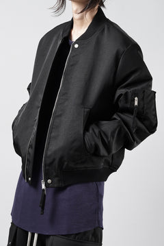 画像をギャラリービューアに読み込む, thom/krom MA-1 BOMBER JACKET / WARM PADDED FILL (BLACK)