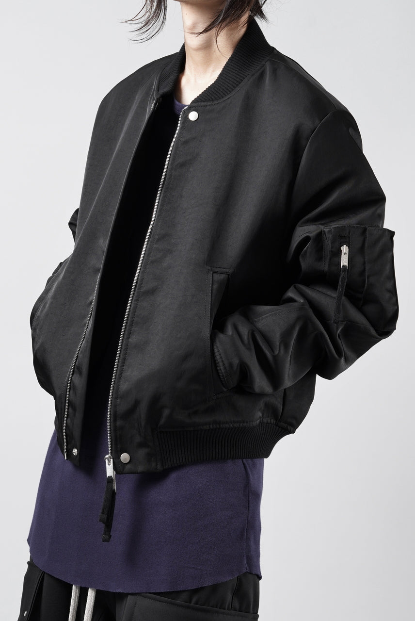 画像をギャラリービューアに読み込む, thom/krom MA-1 BOMBER JACKET / WARM PADDED FILL (BLACK)