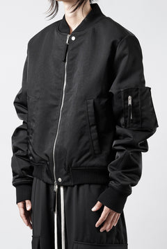 画像をギャラリービューアに読み込む, thom/krom MA-1 BOMBER JACKET / WARM PADDED FILL (BLACK)