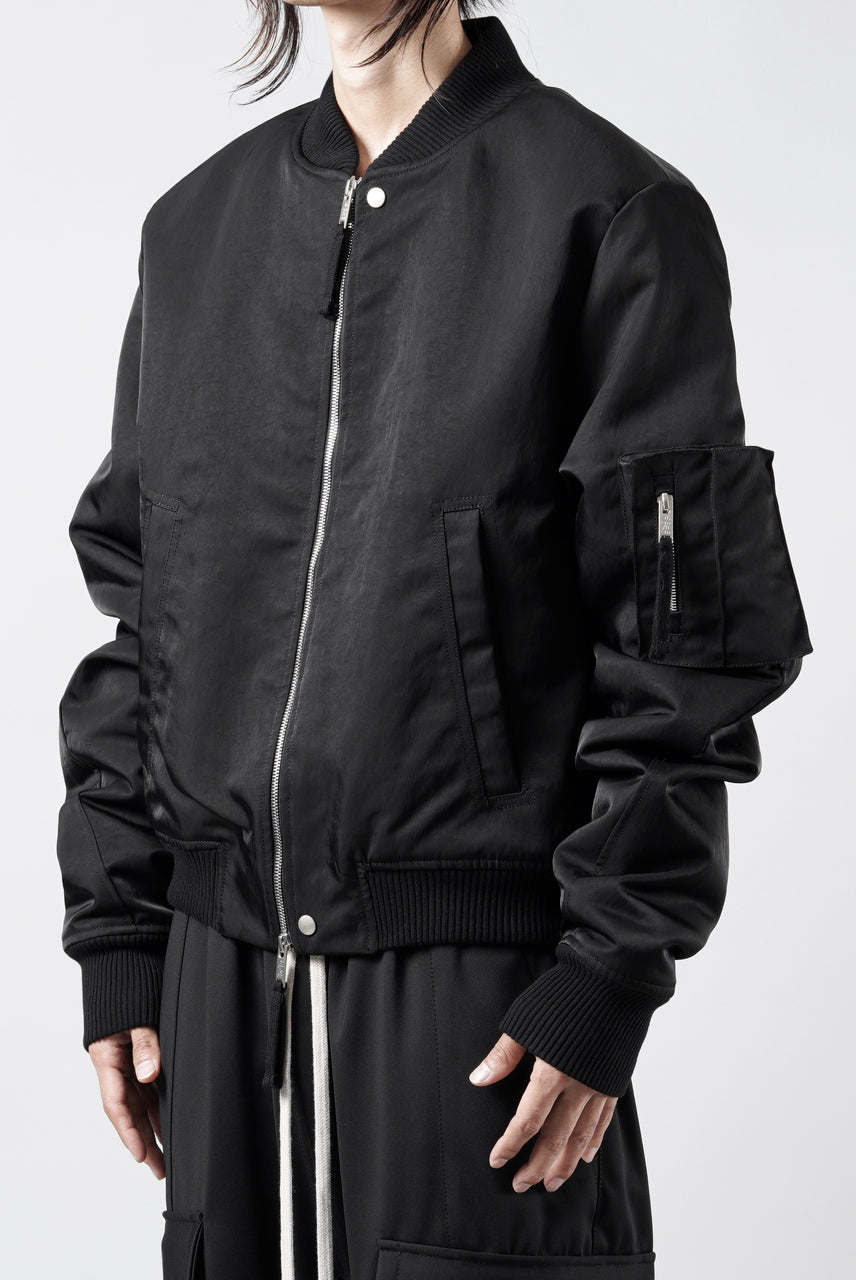 画像をギャラリービューアに読み込む, thom/krom MA-1 BOMBER JACKET / WARM PADDED FILL (BLACK)