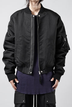 画像をギャラリービューアに読み込む, thom/krom MA-1 BOMBER JACKET / WARM PADDED FILL (BLACK)