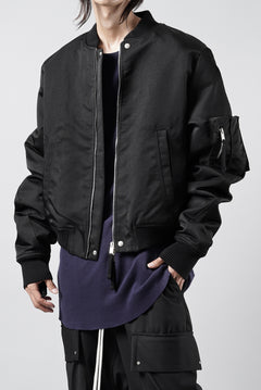 画像をギャラリービューアに読み込む, thom/krom MA-1 BOMBER JACKET / WARM PADDED FILL (BLACK)