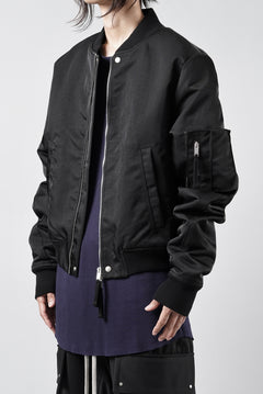 画像をギャラリービューアに読み込む, thom/krom MA-1 BOMBER JACKET / WARM PADDED FILL (BLACK)