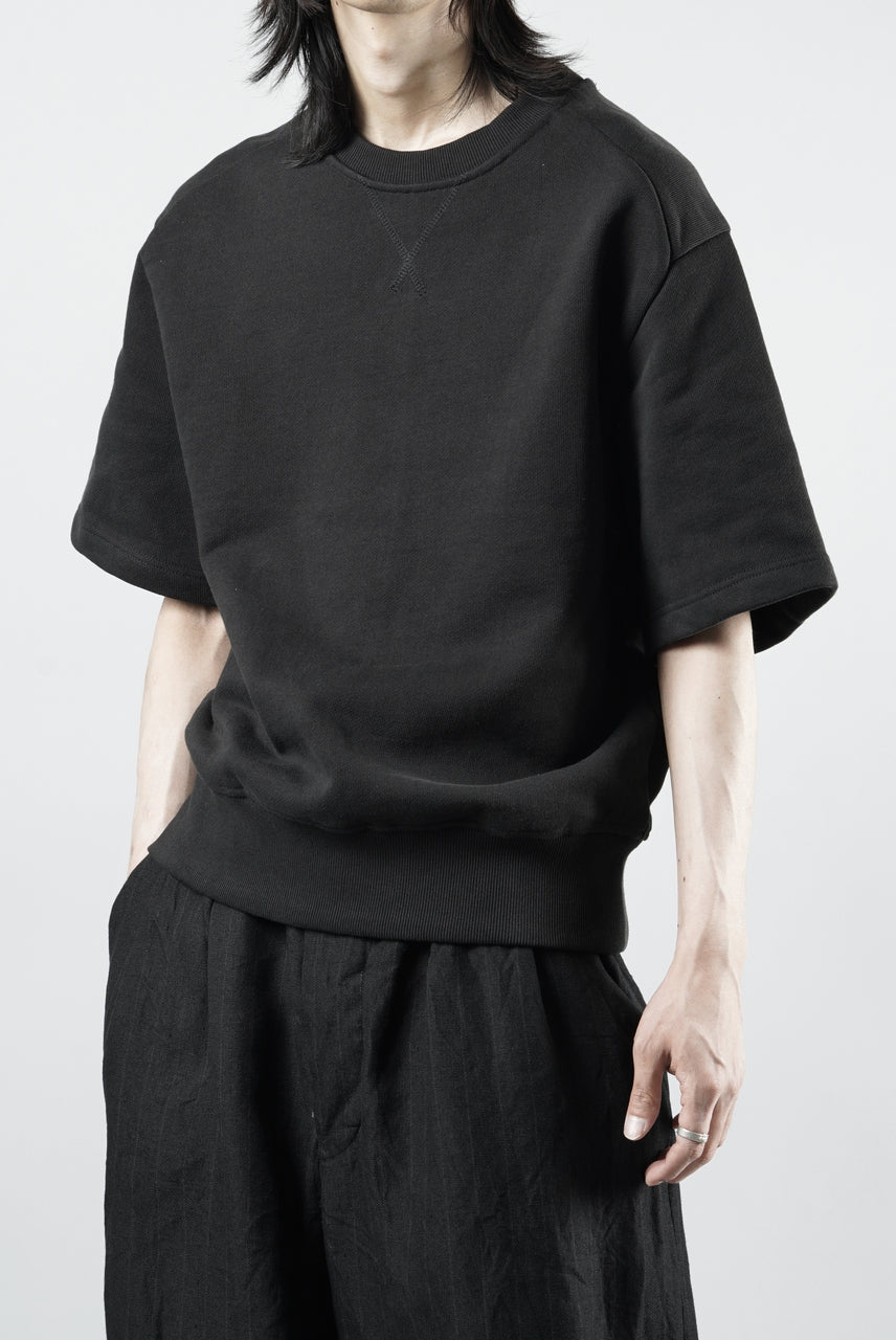 画像をギャラリービューアに読み込む, N/07 CREW NECK SWEAT TOP / ORGANIC COTTON (BLACK)