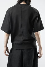 画像をギャラリービューアに読み込む, N/07 CREW NECK SWEAT TOP / ORGANIC COTTON (BLACK)
