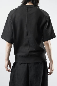 画像をギャラリービューアに読み込む, N/07 CREW NECK SWEAT TOP / ORGANIC COTTON (BLACK)