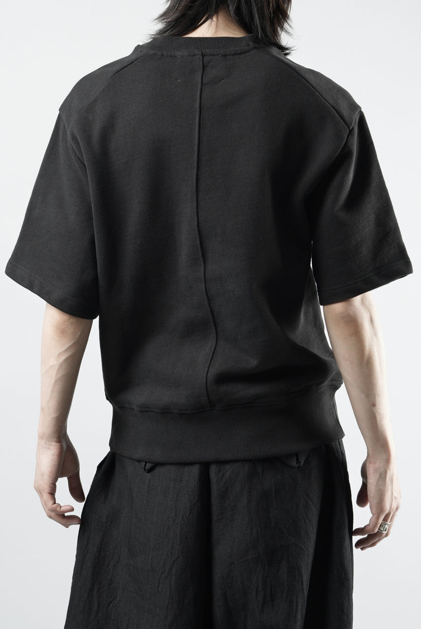 画像をギャラリービューアに読み込む, N/07 CREW NECK SWEAT TOP / ORGANIC COTTON (BLACK)
