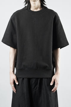 画像をギャラリービューアに読み込む, N/07 CREW NECK SWEAT TOP / ORGANIC COTTON (BLACK)