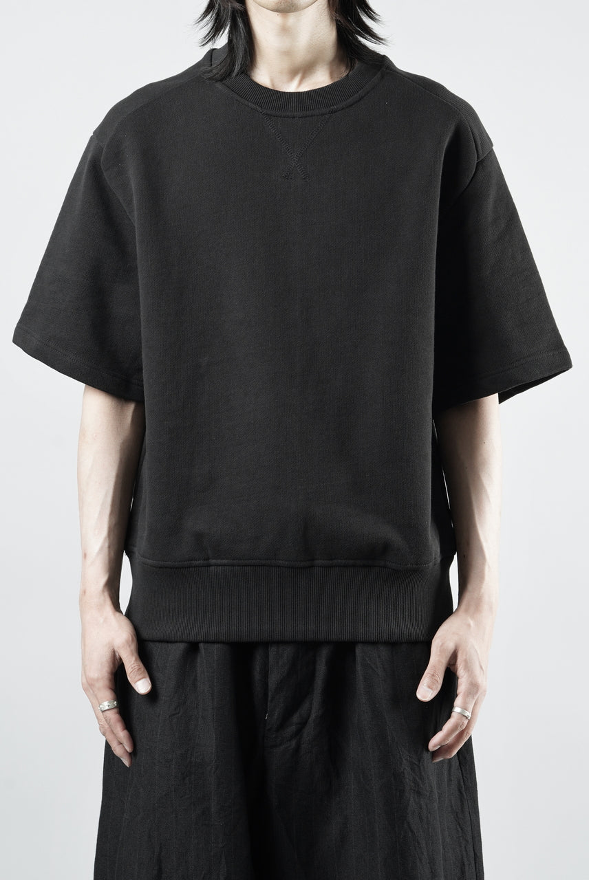 画像をギャラリービューアに読み込む, N/07 CREW NECK SWEAT TOP / ORGANIC COTTON (BLACK)