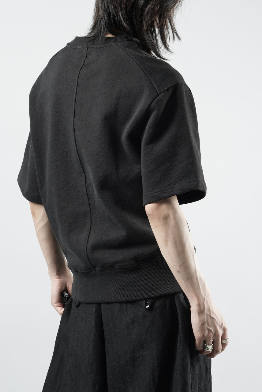 画像をギャラリービューアに読み込む, N/07 CREW NECK SWEAT TOP / ORGANIC COTTON (BLACK)