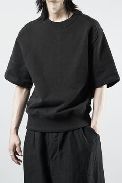 画像をギャラリービューアに読み込む, N/07 CREW NECK SWEAT TOP / ORGANIC COTTON (BLACK)