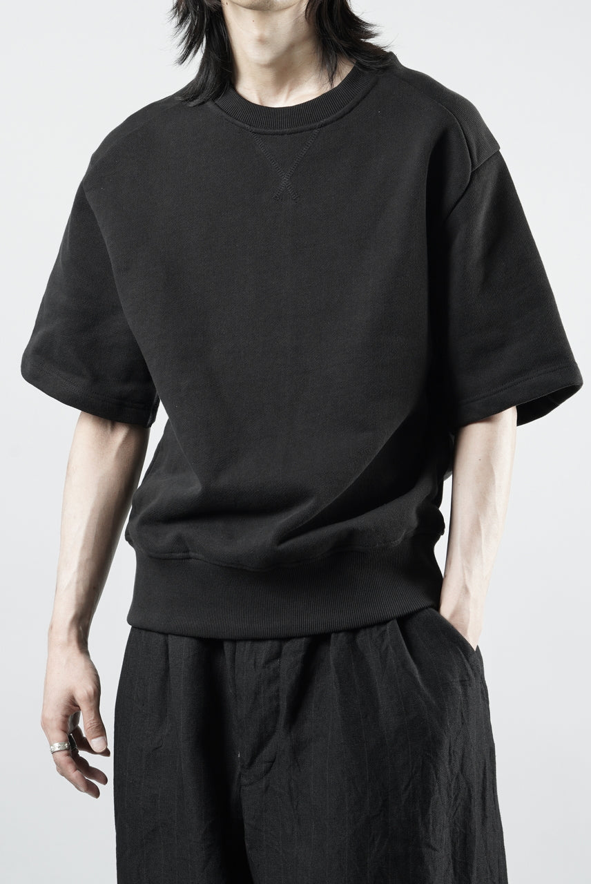 画像をギャラリービューアに読み込む, N/07 CREW NECK SWEAT TOP / ORGANIC COTTON (BLACK)