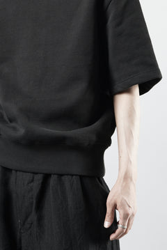 画像をギャラリービューアに読み込む, N/07 CREW NECK SWEAT TOP / ORGANIC COTTON (BLACK)