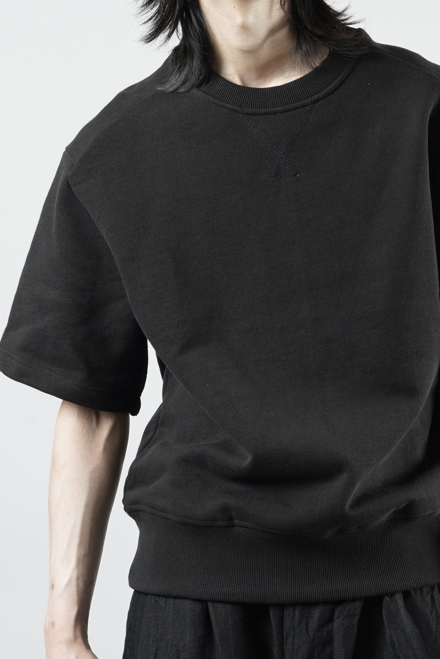 画像をギャラリービューアに読み込む, N/07 CREW NECK SWEAT TOP / ORGANIC COTTON (BLACK)