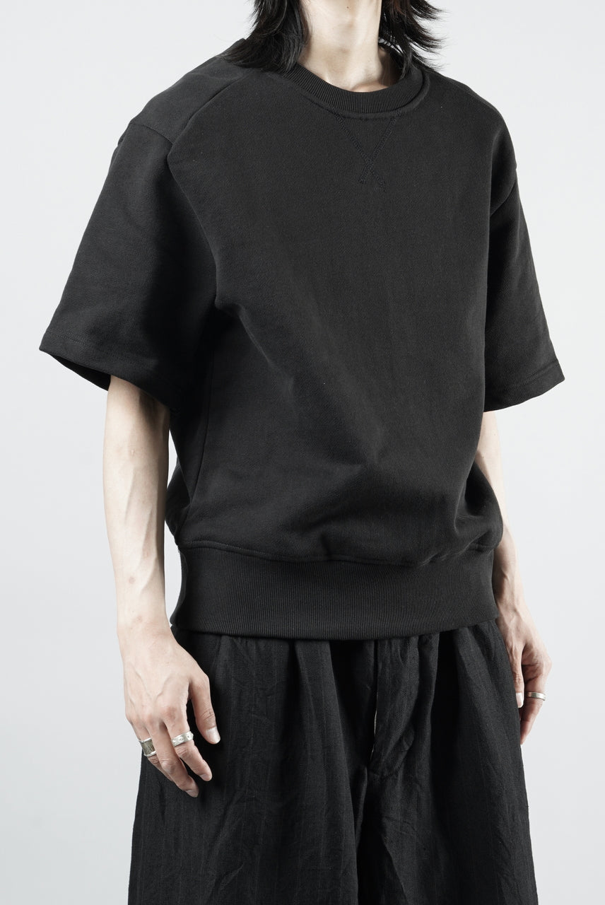 画像をギャラリービューアに読み込む, N/07 CREW NECK SWEAT TOP / ORGANIC COTTON (BLACK)