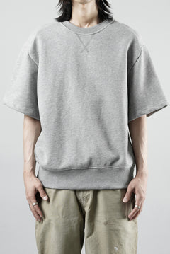画像をギャラリービューアに読み込む, N/07 CREW NECK SWEAT TOP / ORGANIC COTTON (GREY)