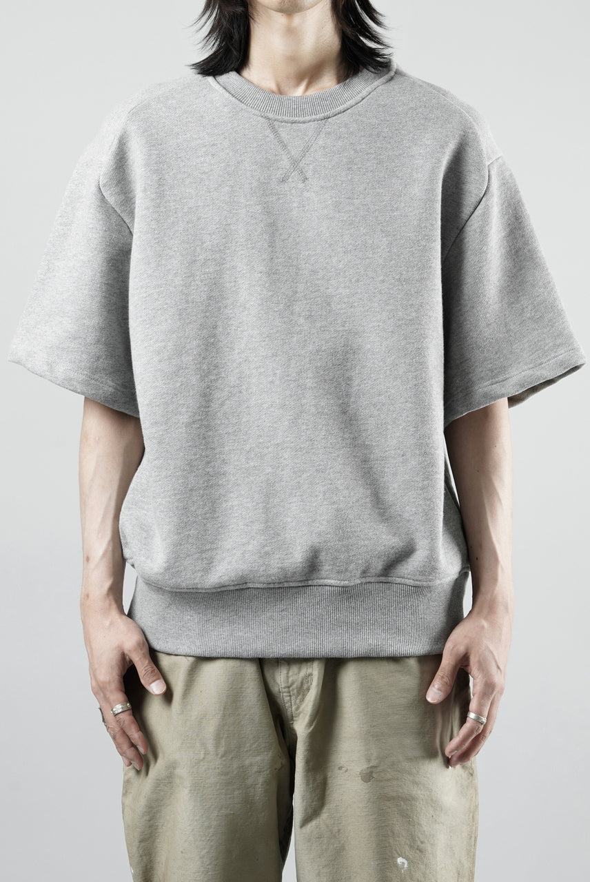 画像をギャラリービューアに読み込む, N/07 CREW NECK SWEAT TOP / ORGANIC COTTON (GREY)
