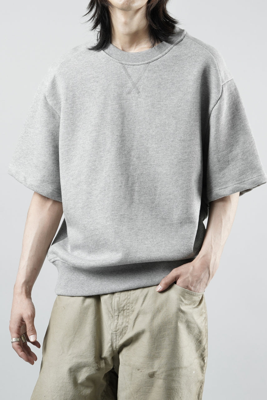 画像をギャラリービューアに読み込む, N/07 CREW NECK SWEAT TOP / ORGANIC COTTON (GREY)
