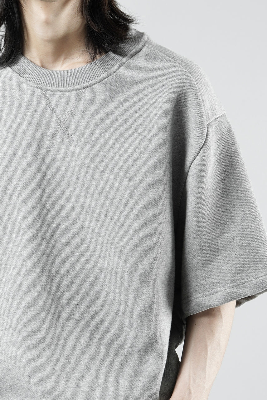 画像をギャラリービューアに読み込む, N/07 CREW NECK SWEAT TOP / ORGANIC COTTON (GREY)