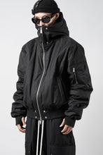 画像をギャラリービューアに読み込む, thom/krom HOODIE ZIP JACKET / WARM PADDED FILL (BLACK)