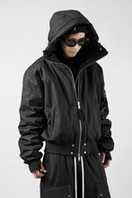 画像をギャラリービューアに読み込む, thom/krom HOODIE ZIP JACKET / WARM PADDED FILL (BLACK)