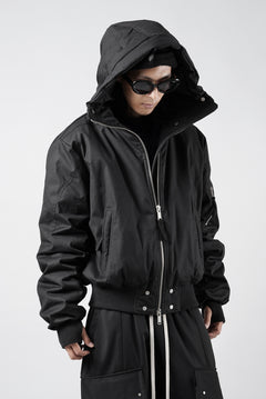 画像をギャラリービューアに読み込む, thom/krom HOODIE ZIP JACKET / WARM PADDED FILL (BLACK)