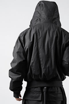 画像をギャラリービューアに読み込む, thom/krom HOODIE ZIP JACKET / WARM PADDED FILL (BLACK)