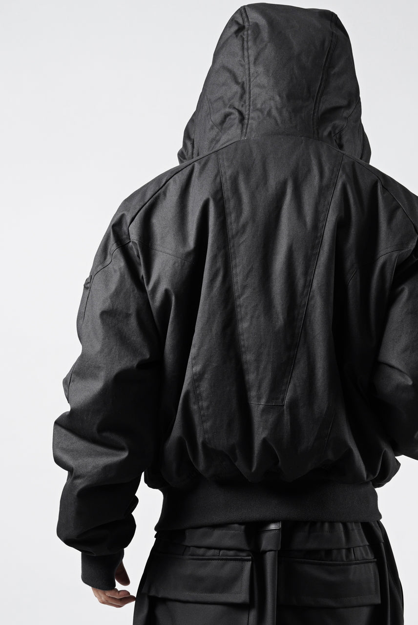 画像をギャラリービューアに読み込む, thom/krom HOODIE ZIP JACKET / WARM PADDED FILL (BLACK)