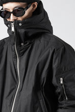 画像をギャラリービューアに読み込む, thom/krom HOODIE ZIP JACKET / WARM PADDED FILL (BLACK)