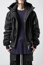 画像をギャラリービューアに読み込む, thom/krom HOODIE ZIP JACKET / WARM PADDED FILL (BLACK)