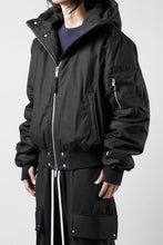 画像をギャラリービューアに読み込む, thom/krom HOODIE ZIP JACKET / WARM PADDED FILL (BLACK)