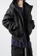 画像をギャラリービューアに読み込む, thom/krom HOODIE ZIP JACKET / WARM PADDED FILL (BLACK)