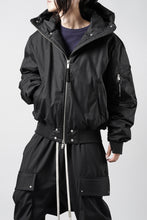 画像をギャラリービューアに読み込む, thom/krom HOODIE ZIP JACKET / WARM PADDED FILL (BLACK)