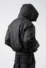 画像をギャラリービューアに読み込む, thom/krom HOODIE ZIP JACKET / WARM PADDED FILL (BLACK)