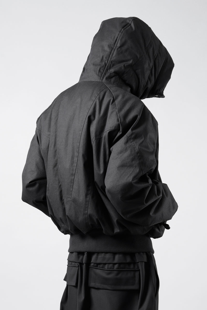 画像をギャラリービューアに読み込む, thom/krom HOODIE ZIP JACKET / WARM PADDED FILL (BLACK)