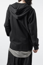 画像をギャラリービューアに読み込む, OBLADI DOUBLE ZIPPERS WITH HOOD CARDIGAN (BLACK)