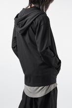 画像をギャラリービューアに読み込む, OBLADI DOUBLE ZIPPERS WITH HOOD CARDIGAN (BLACK)