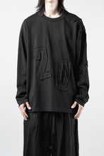 画像をギャラリービューアに読み込む, OBLADI NUMBERS LONG SLEEVES T-SHIRT (BLACK)