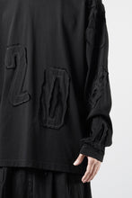 画像をギャラリービューアに読み込む, OBLADI NUMBERS LONG SLEEVES T-SHIRT (BLACK)