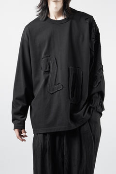 画像をギャラリービューアに読み込む, OBLADI NUMBERS LONG SLEEVES T-SHIRT (BLACK)