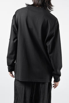 画像をギャラリービューアに読み込む, OBLADI NUMBERS LONG SLEEVES T-SHIRT (BLACK)